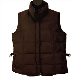 Eddie Bauer Premium Goose Down Vest - Dark Brown.Size XL.So Warm.